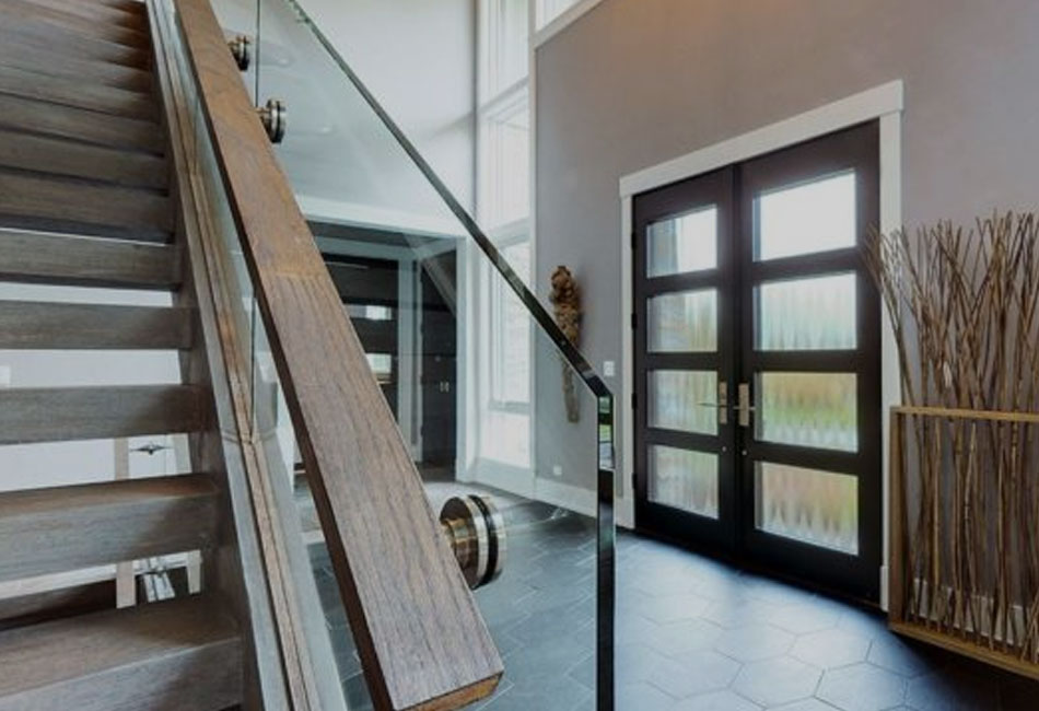 Installation interior door